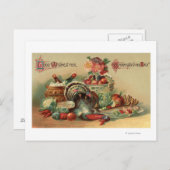 Aussicht auf das Fest Postkarte (Vorne/Hinten)