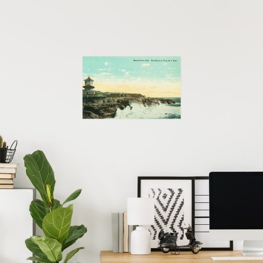 Aussicht auf das Frühstück in der Vue de l'EauSant Poster (Heimbüro)