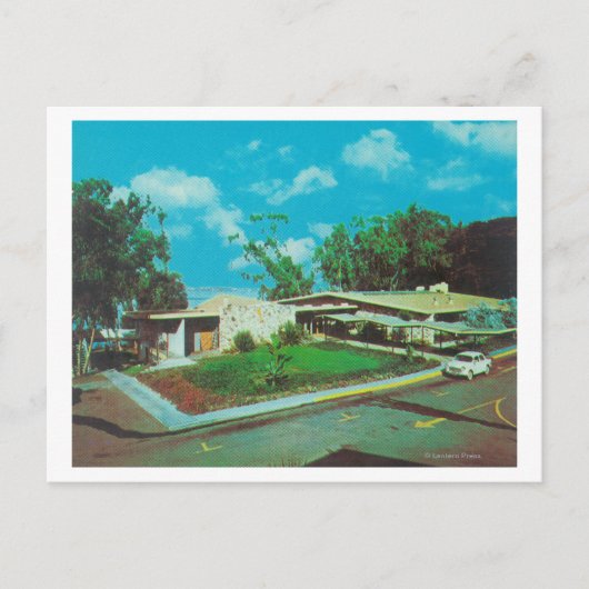 Aussicht auf das Golden T-Shirt Resort Lodge Postkarte (Vorderseite)