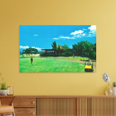 Aussicht auf das Green im Royal Kaanapali Golf Leinwanddruck (Insitu (Wohnzimmer))