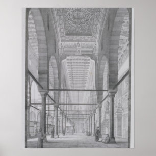 Aussicht auf das Heiligtum der Moschee von Moyed, Poster