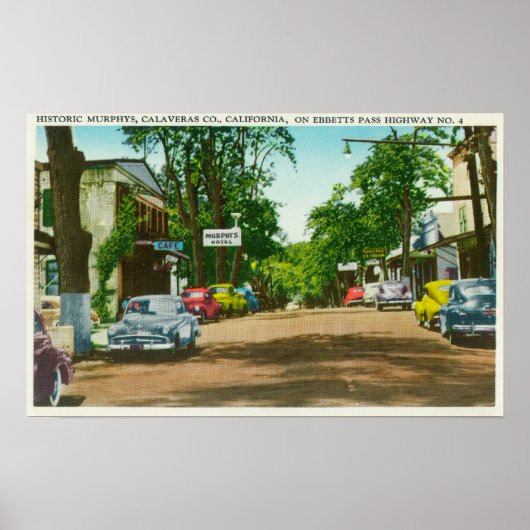 Aussicht auf das historische Murphy's Hotel Poster (Vorne)