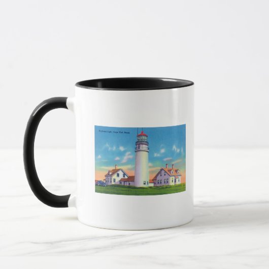 Aussicht auf das Hochland-Leuchtturm Tasse (Links)