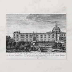 Aussicht auf das Hopital Royal de La Salpetriere Postkarte