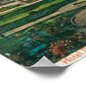 Aussicht auf das Hotel del Monte und die Umgebung Poster (Ecke)