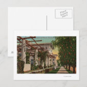 Aussicht auf das Hotel Maryland & Pergola Postkarte (Vorne/Hinten)