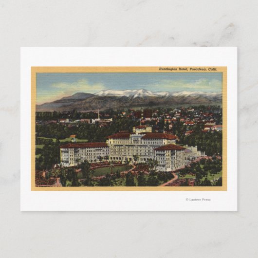 Aussicht auf das Huntington Hotel Postkarte (Vorderseite)