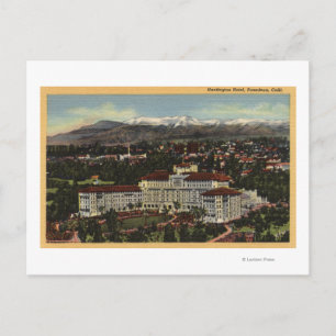 Aussicht auf das Huntington Hotel Postkarte