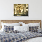 Aussicht auf das Innere der Kirche mit Leinwanddruck (Insitu (Schlafzimmer))