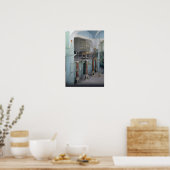 Aussicht auf das Innere des Cavaillon Poster (Küche)