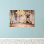 Aussicht auf das Innere des Grand Salon Leinwanddruck (Insitu (Holzboden))