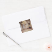 Aussicht auf das Innere des Grand Salon Quadratischer Aufkleber (Umschlag)