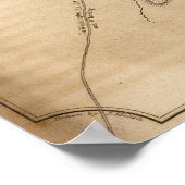 Aussicht auf das Land rund um Pittsburg Poster (Ecke)