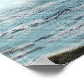 Aussicht auf das Leuchtturm der Blase Poster (Ecke)