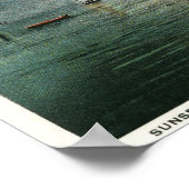 Aussicht auf das Leuchtturm von Brant Point Poster (Ecke)