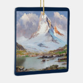 Aussicht auf das Matterhorn, Weihnachtsbaum Keramikornament (Rechts)