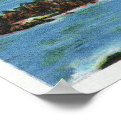Aussicht auf das Meer Poster (Ecke)