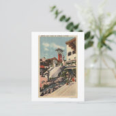 Aussicht auf das Mission Inn & Oriental Court Postkarte (Stehend Vorderseite)