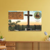 Aussicht auf das Monument Serra, Altstadt von San Leinwanddruck (Insitu (Wohnzimmer))