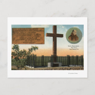 Aussicht auf das Monument Serra, Altstadt von San  Postkarte