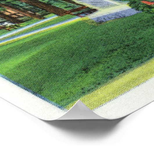 Aussicht auf das Monument Wisner Park Poster (Ecke)