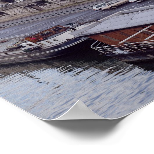 Aussicht auf das Musee d'Orsay aus Nordwesten Poster (Ecke)