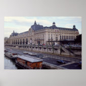 Aussicht auf das Musee d'Orsay aus Nordwesten Poster (Vorne)