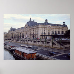 Aussicht auf das Musee d'Orsay aus Nordwesten Poster