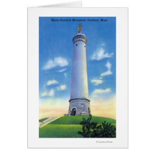 Aussicht auf das Myles Standish Monument