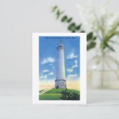 Aussicht auf das Myles Standish Monument Postkarte (Stehend Vorderseite)