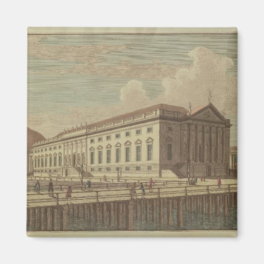 Aussicht auf das Opernhaus in Berlin, 1773 Magnet (Vorne)