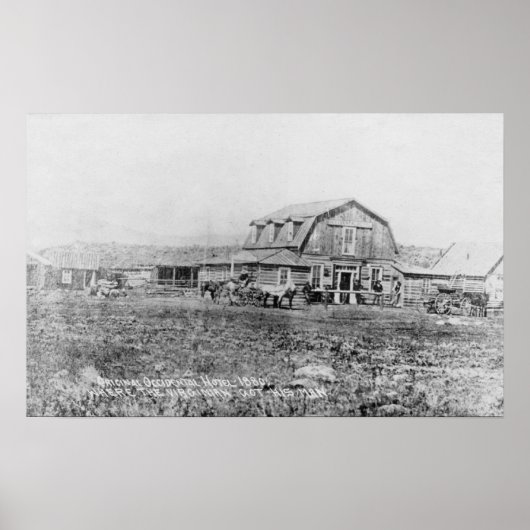 Aussicht auf das Original Occidental Hotel Poster (Vorne)