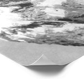 Aussicht auf das Paradies Camp und den Berg Rainie Poster (Ecke)