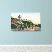 Aussicht auf das Parapet auf den Sutro-Höhen # 2 Leinwanddruck (Insitu (Holzboden))