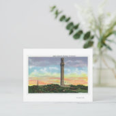 Aussicht auf das Pilgerdenkmal in der Provinz Postkarte (Stehend Vorderseite)