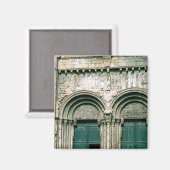 Aussicht auf das Portal Süd (1100-04) Magnet (Vorderseite/Rückseite)