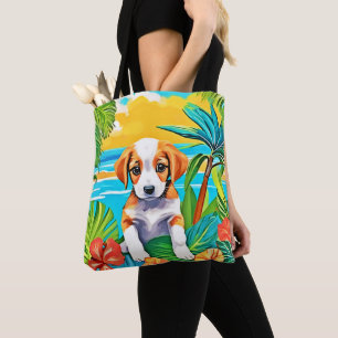 Aussicht auf das Pup Paradise Beach Tasche