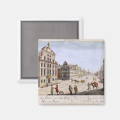 Aussicht auf das Rathaus, Boston Magnet (Vorderseite/Rückseite)