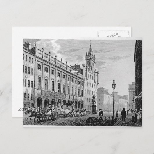 Aussicht auf das Rathaus, Exchange, Glasgow Postkarte (Vorne/Hinten)