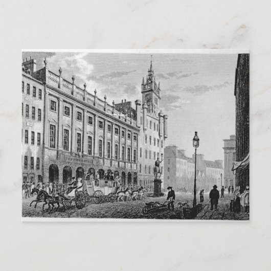 Aussicht auf das Rathaus, Exchange, Glasgow Postkarte (Vorderseite)