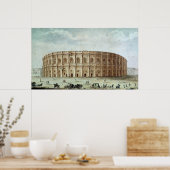 Aussicht auf das römische Amphitheater Poster (Küche)