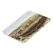 Aussicht auf das römische Amphitheater Verona, mit Magnet (Linke Seite)