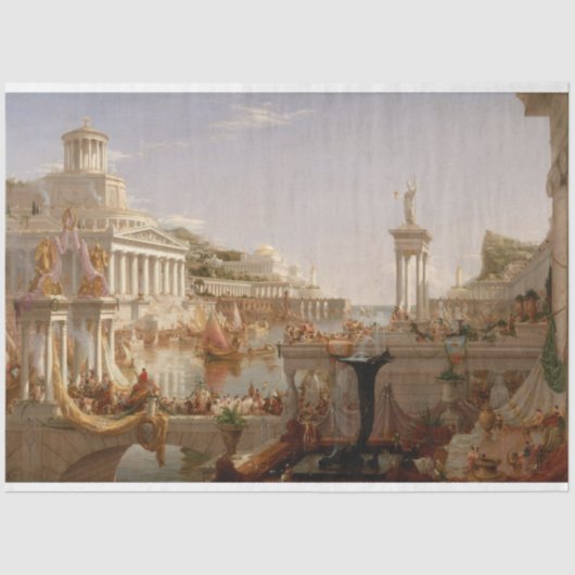 Aussicht auf das Römische Reich (Konsummation of E Seidenpapier (Vorderseite)