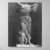 Aussicht auf das Samothrace im Louvre-Museum Poster (Vorne)