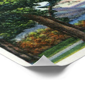 Aussicht auf das Schlachtdenkmal Poster (Ecke)