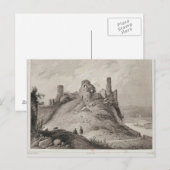 Aussicht auf das Schloss Berwick Postkarte (Vorne/Hinten)