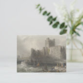 Aussicht auf das Schloss Carrifergus Postkarte (Stehend Vorderseite)