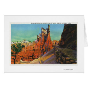 Aussicht auf das Schloss Gulliver auf den neuen We