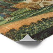 Aussicht auf das Schloss Poster (Ecke)