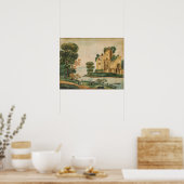 Aussicht auf das Schloss Poster (Küche)